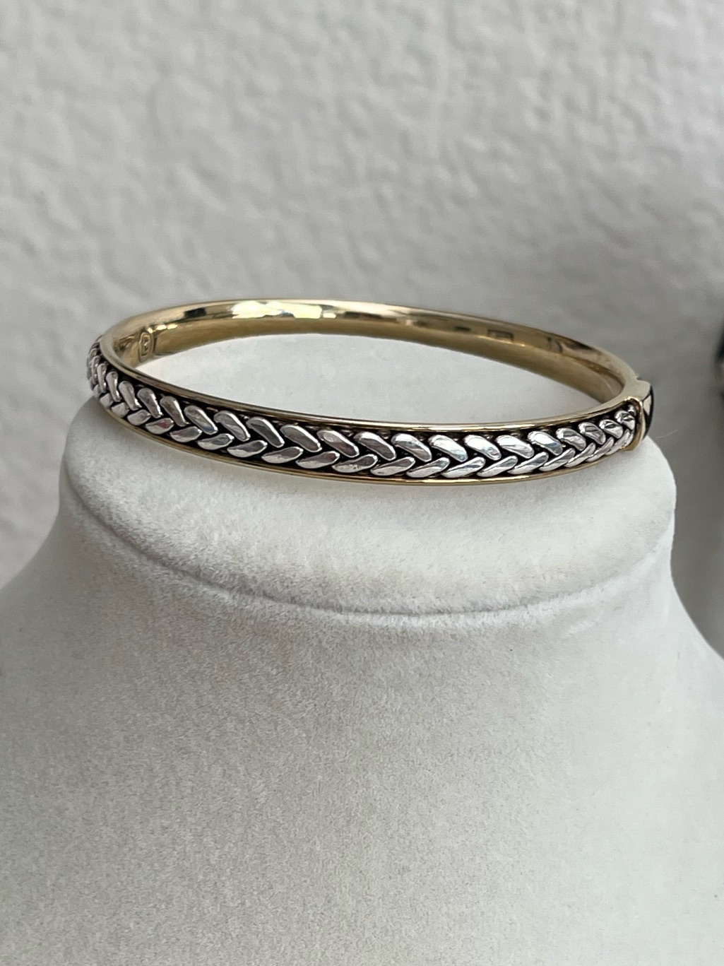 Liz Claiborne 2 Tone Bangle Bracelet